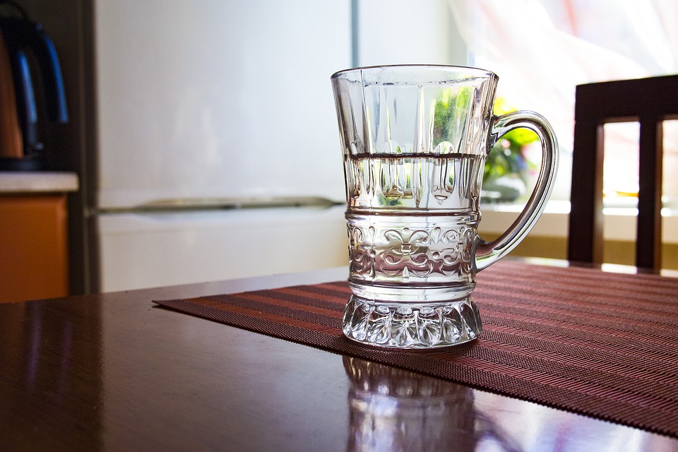 water with mug