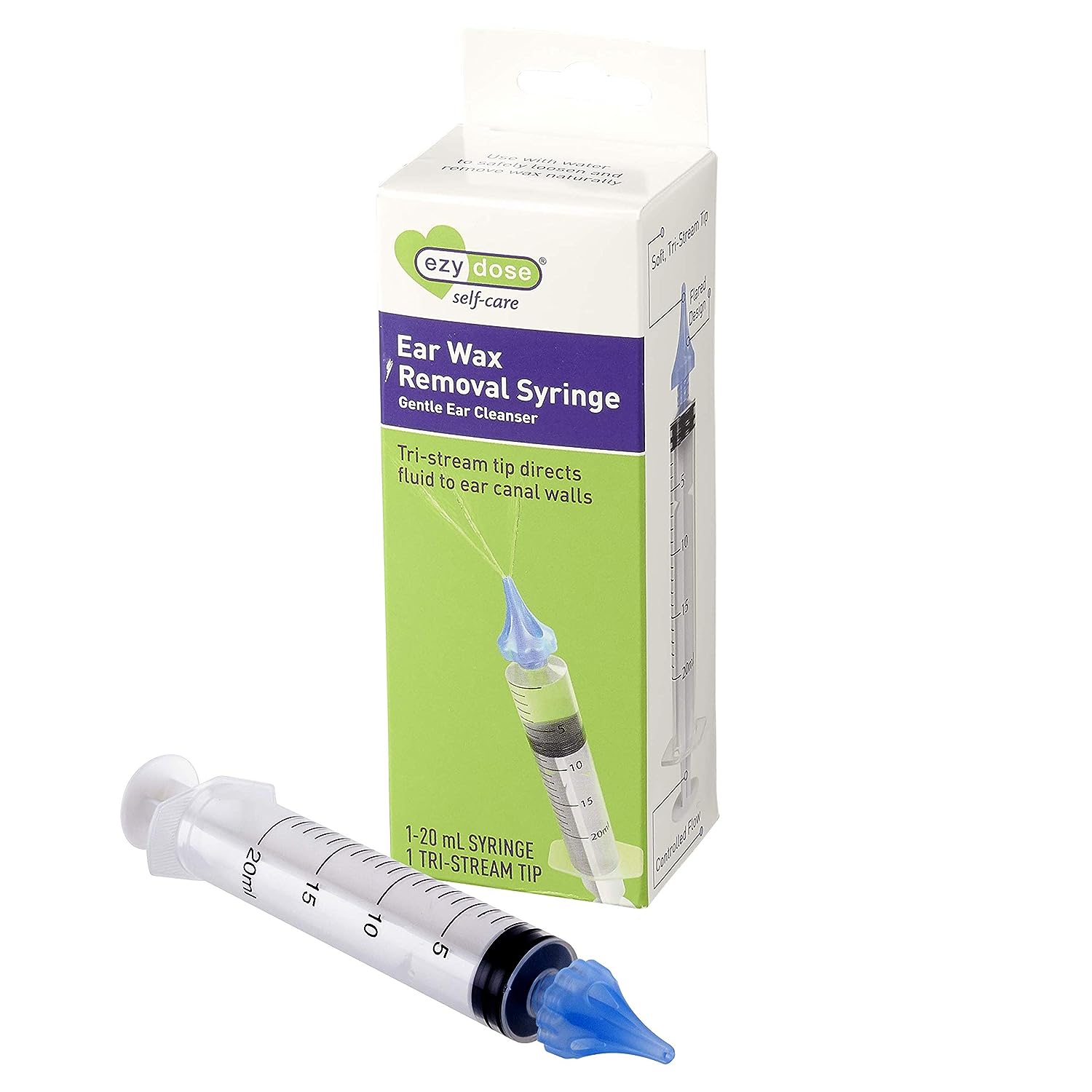 Ear Wax Remover, Ezy Dose Wax Removal Syringe for Ear Irrigation (Packaging May Vary)