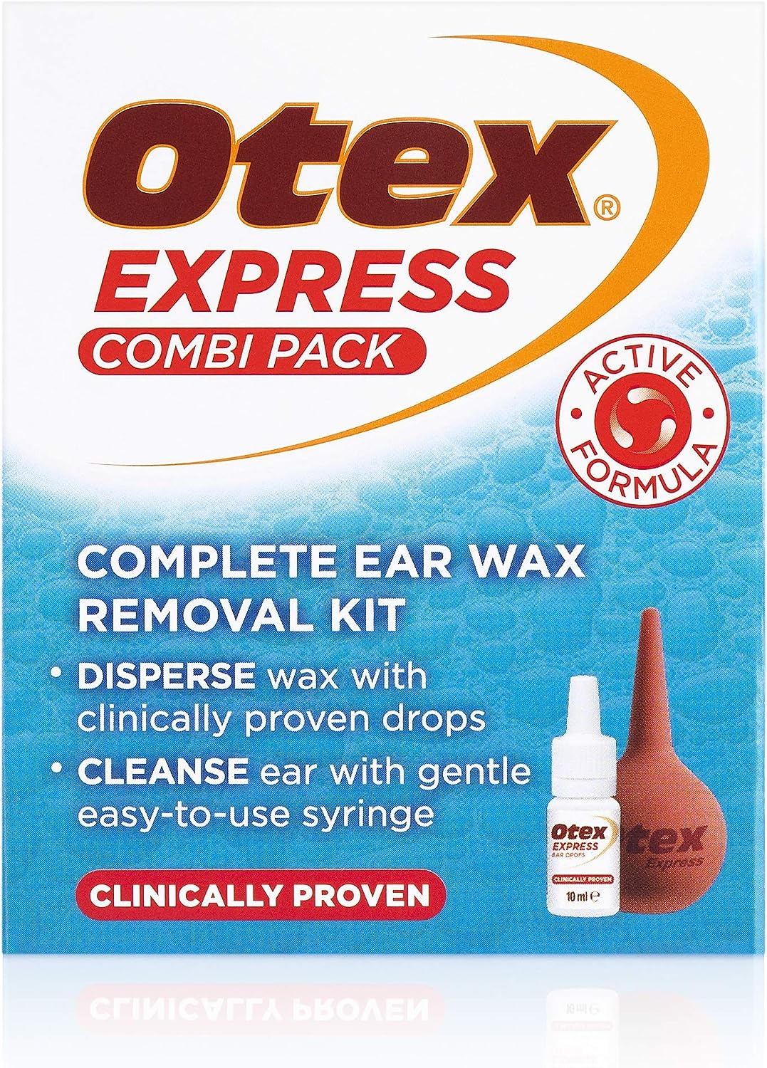 Otex Express Combi Pack Drops and Ear Syringe, 10ml