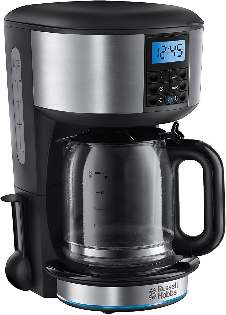 Morphy Richards Coffee On The Go Filter Coffe e Machine 162740 Black and  Brushed Stainless