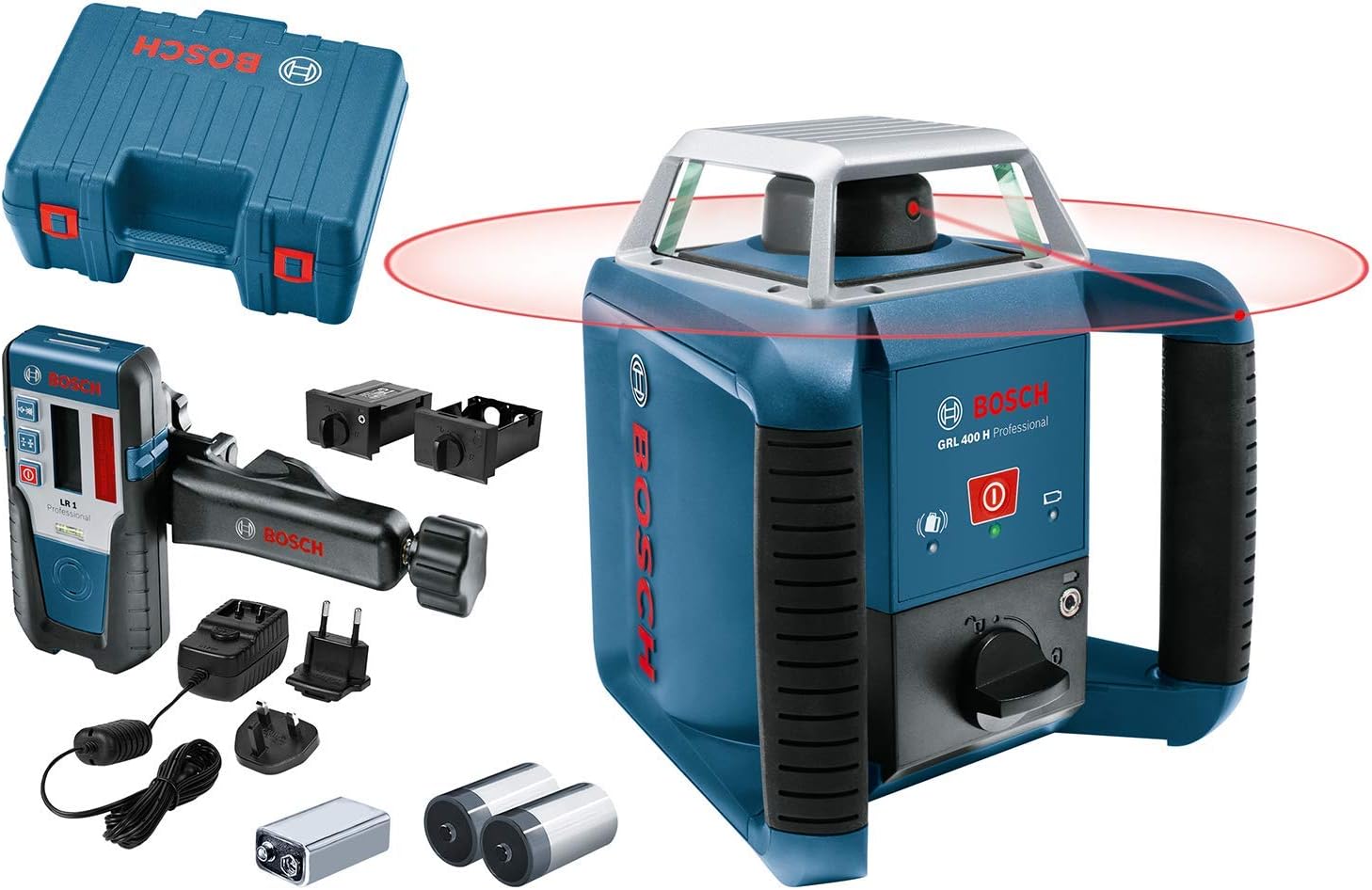 Bosch Professional GRL 400 HL Rotation Laser with LR1 + Bracket