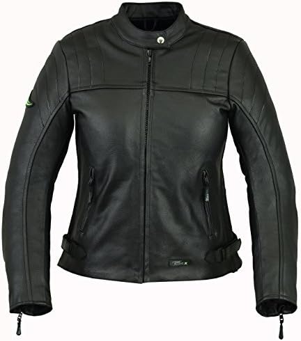 RIDEX Ladies/Women LJ6 Biker Motorbike Motorcycle Leather Jacket