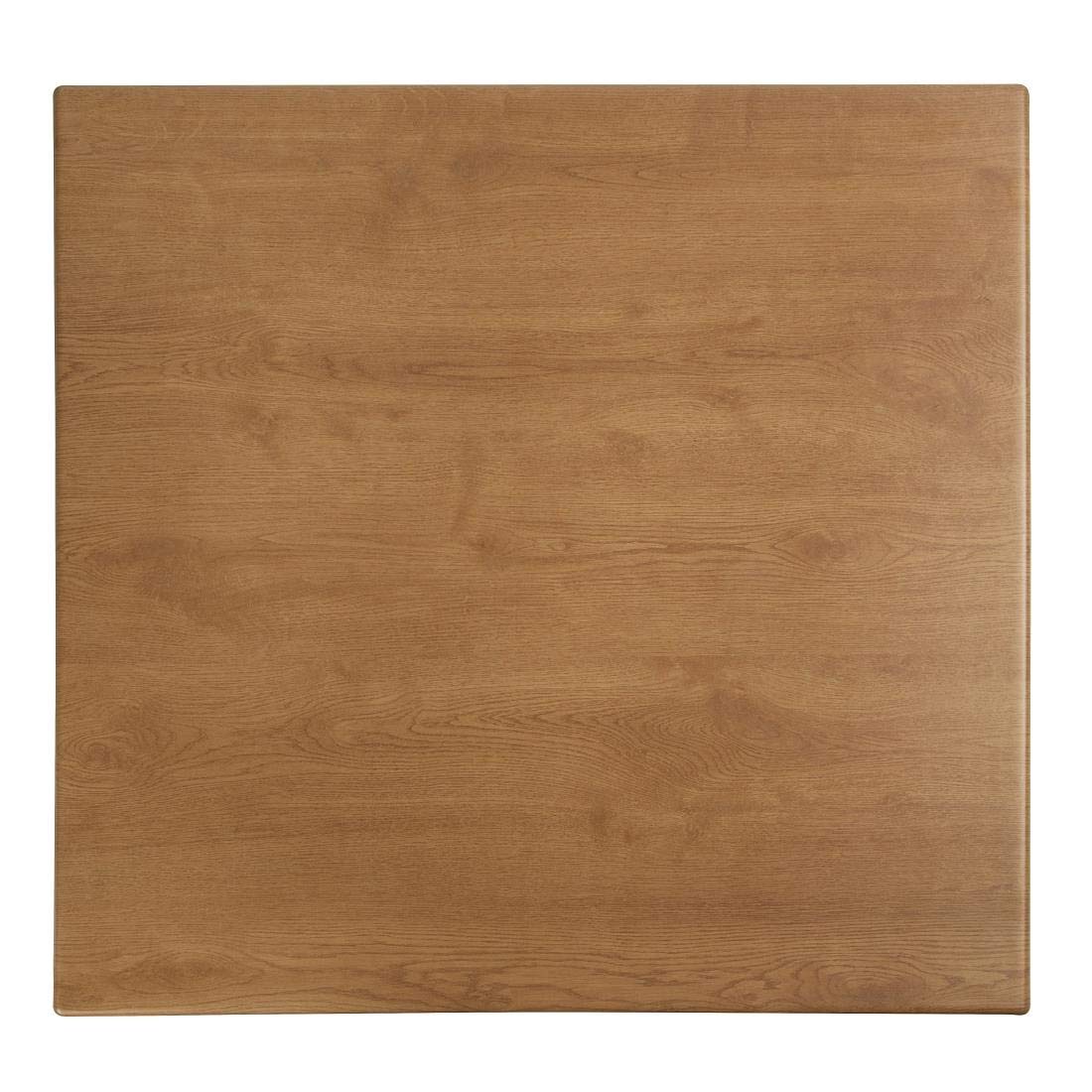 Werzalit plus CE159 Square Table Top, 600 mm, Oak