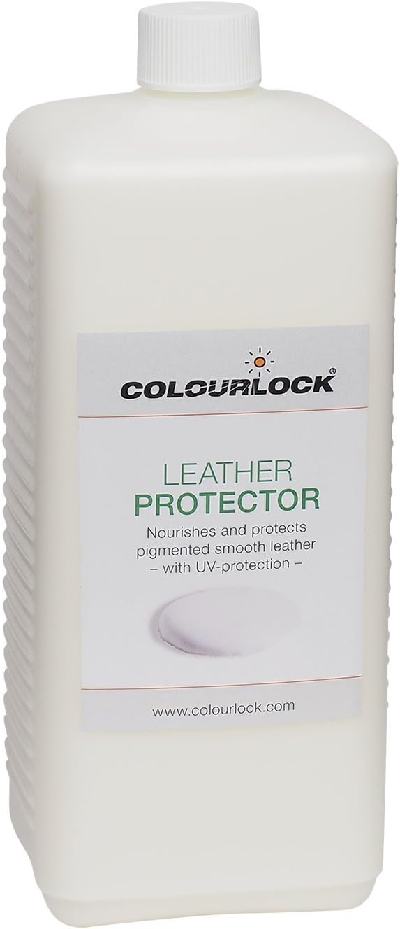 COLOURLOCK Leather Protector - Feed, Cream, Restorer for car Leather interiors, Furniture, Bags and Clothing (1Litre)
