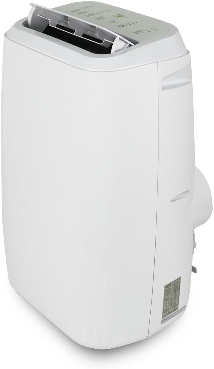 electriQ 18000 BTU Portable Air Conditioning Unit Mobile Air Conditioner and Heat Pump 1.7 kW - White