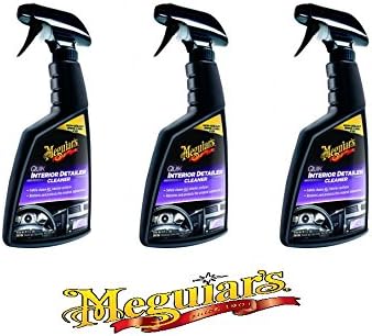 Meguiar's Quik Detailer Interior Car Care Car Care Interior Cleaner Spray Practical Set 3 x 473 Ml