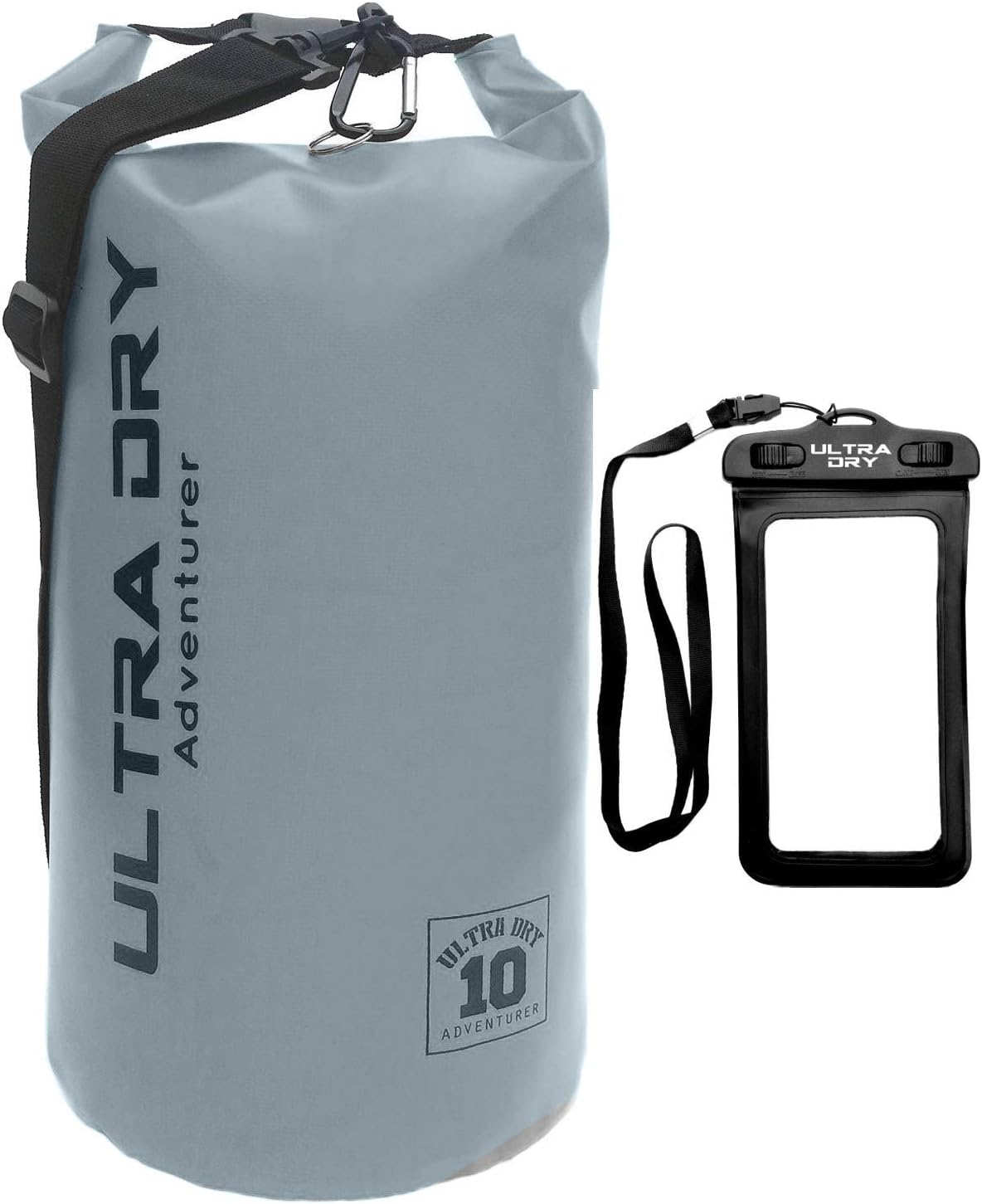 Premium Waterproof Bag, Sack with phone dry bag and long adjustable Shoulder Strap Included, Perfect for Kayaking/Boating/Canoeing/Fishing/Rafting/Swimming/Camping/Snowboarding