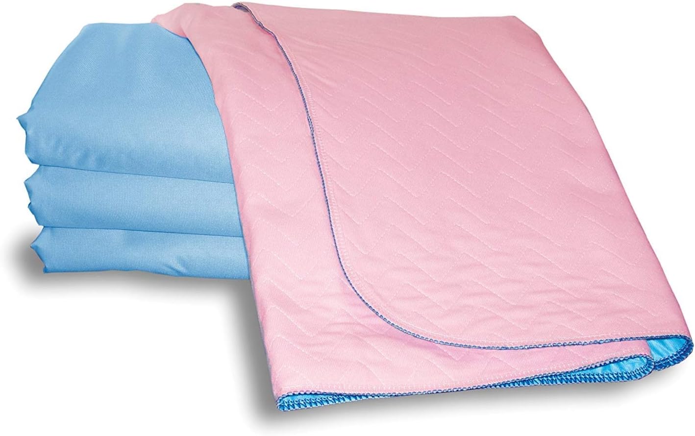Washable Bed Protector/Pad without Tucks - Pack of 2