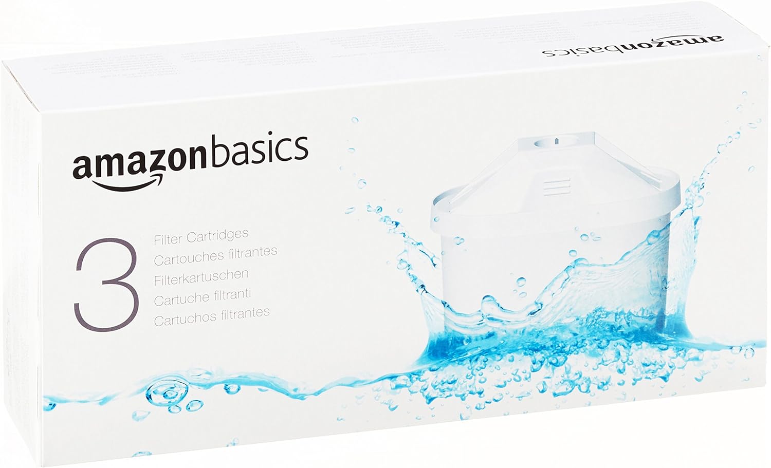 AmazonBasics Water Filter Cartridges – 3-er Pack