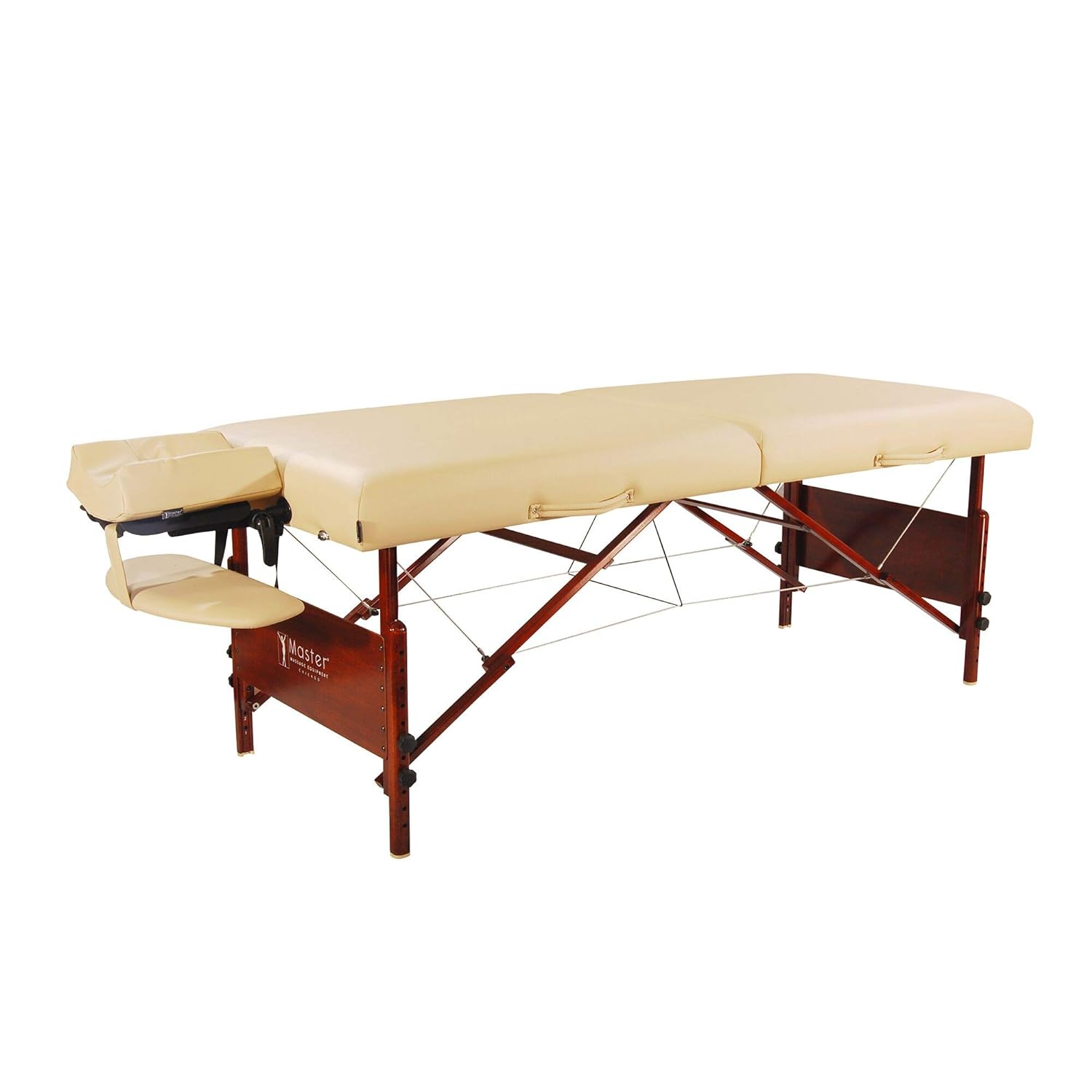 Master Massage 30" Del Ray Pro Portable Massage Table Package, Sand Color, Luxurious with 3" Thick Cushion of Foam