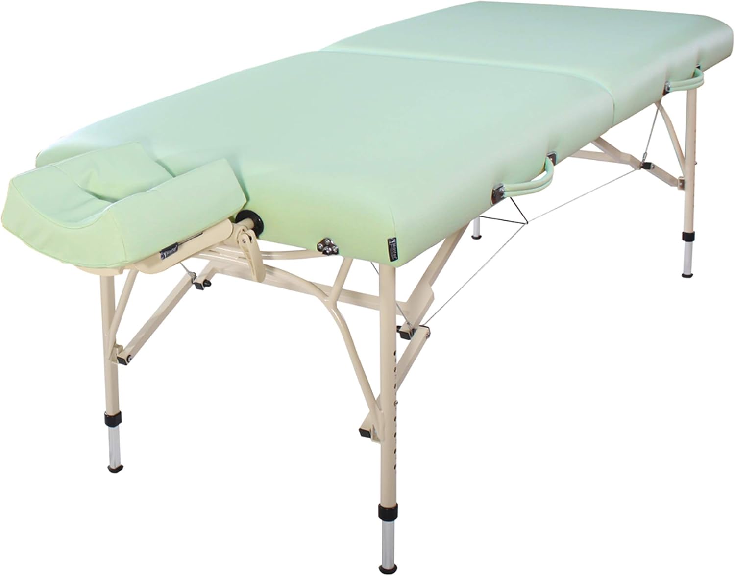 Master Massage30'' Bel Air Ultra Light Weight Aluminum Portable Massage Table Package,Lily Green