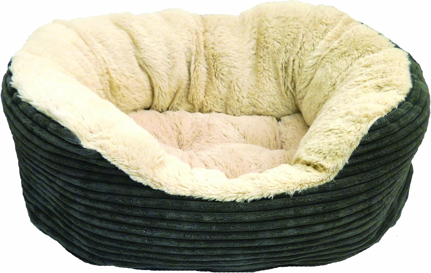 Rosewood Jumbo Cord/ Plush Dog Bed Medium