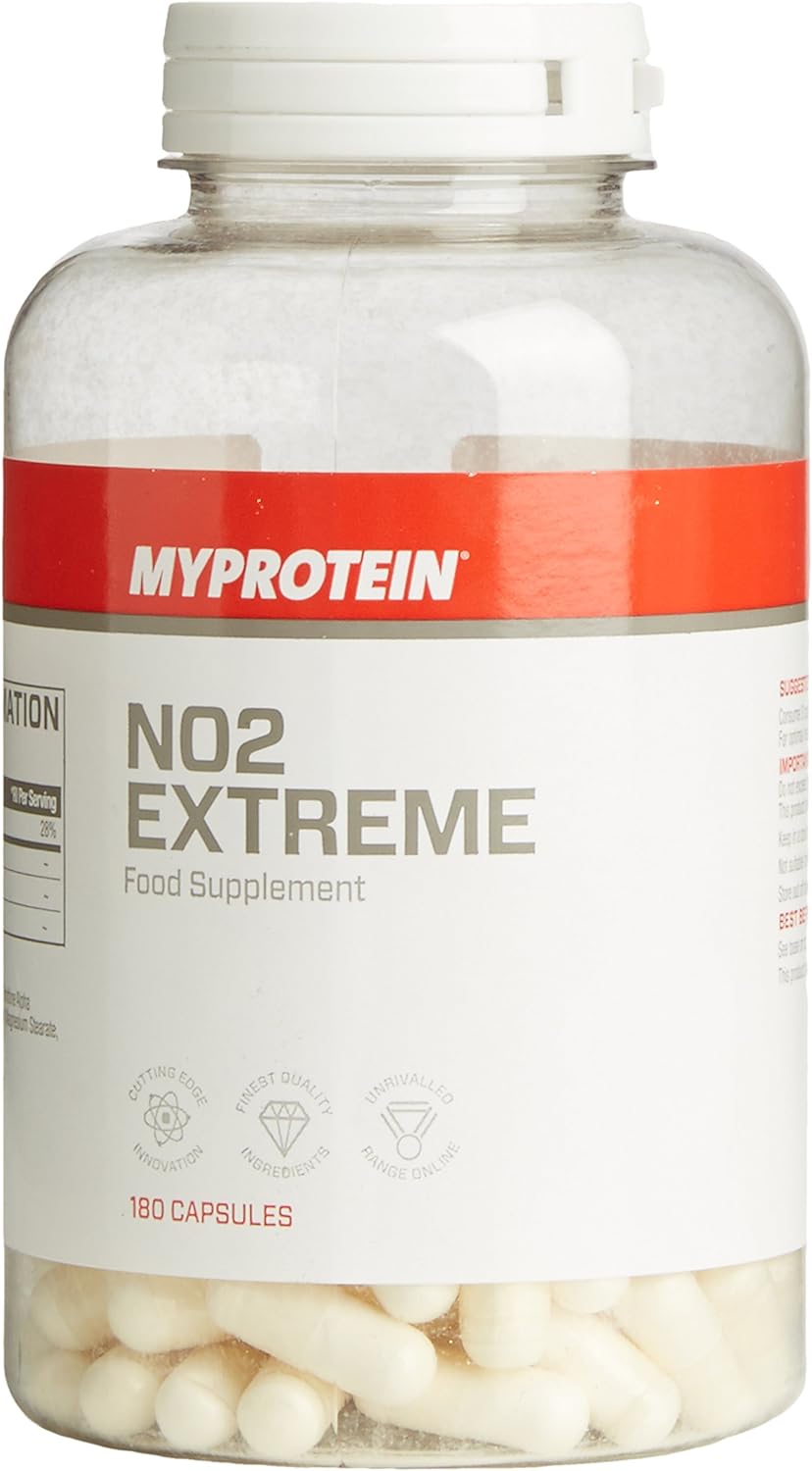 4. MyProtein NO2 Extreme Capsules - Pack of 180