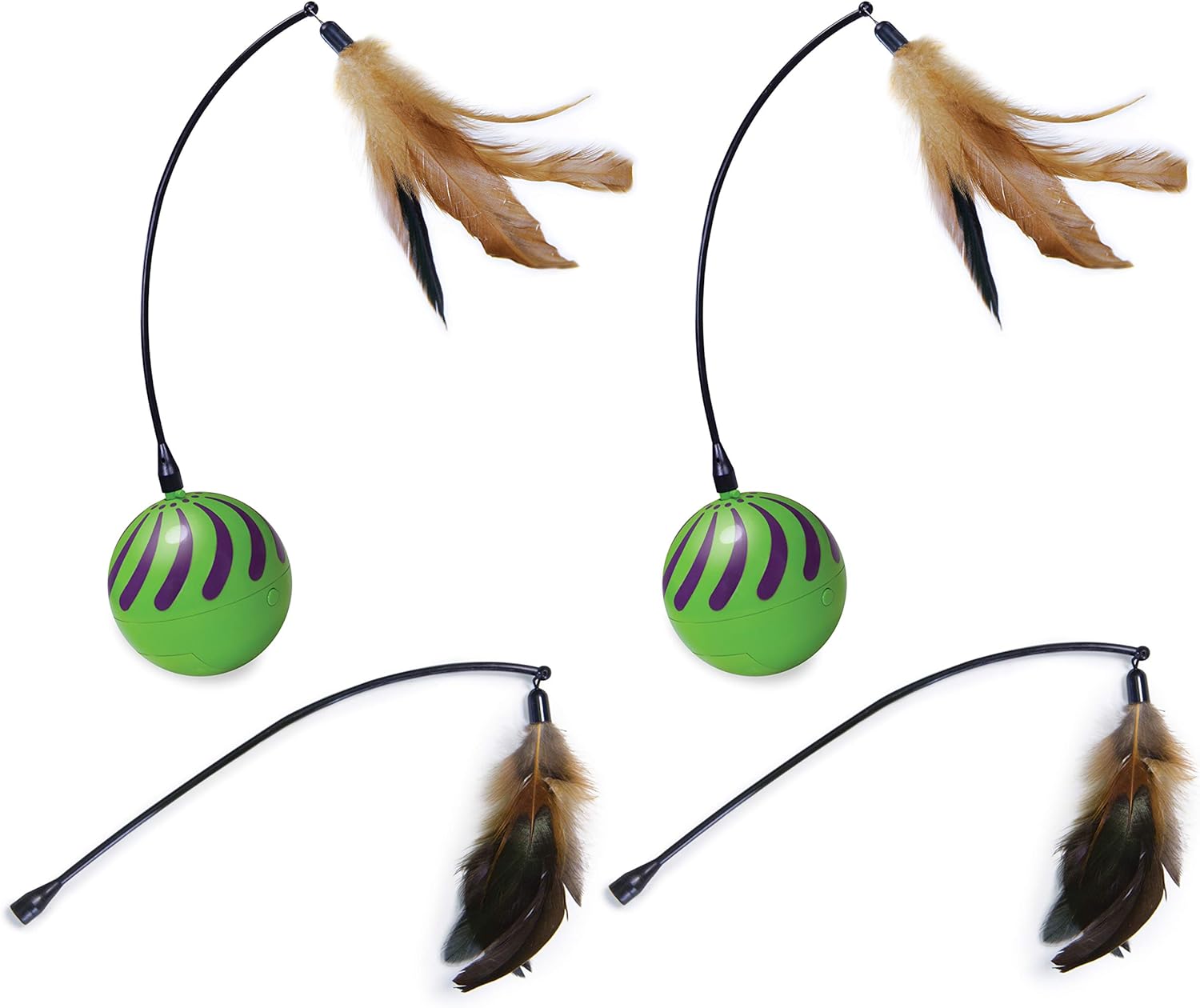 🐾 SmartyKat Feather Spinner