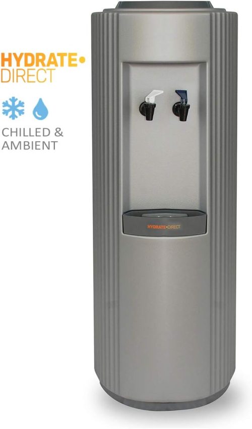 Hydrate Direct Core Bottled Water Cooler Dispenser | Floor Standing Water Machine, Easy to Clean & Maintain. Perfect for Home...