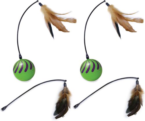 🐾 SmartyKat Feather Spinner
