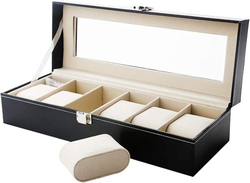 Uten 6 Watch Display Storage Box Jewelry Collection Case Organiser Holder